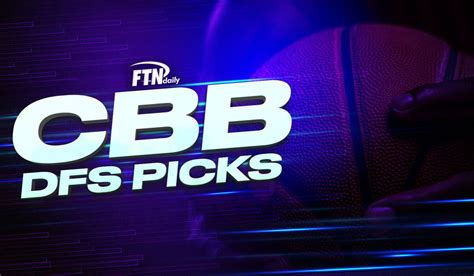 Cbb dfs picks - 2 days ago · December 9, 2023. This article is part of our DFS College Basketball series. Welp, we're here! College football only has their annual service academy matchup Saturday, so DraftKings has responded with three college basketball contests spanning 11 hours of tipoffs. We've got 21 games to sort through and plenty of decent money to be won! 